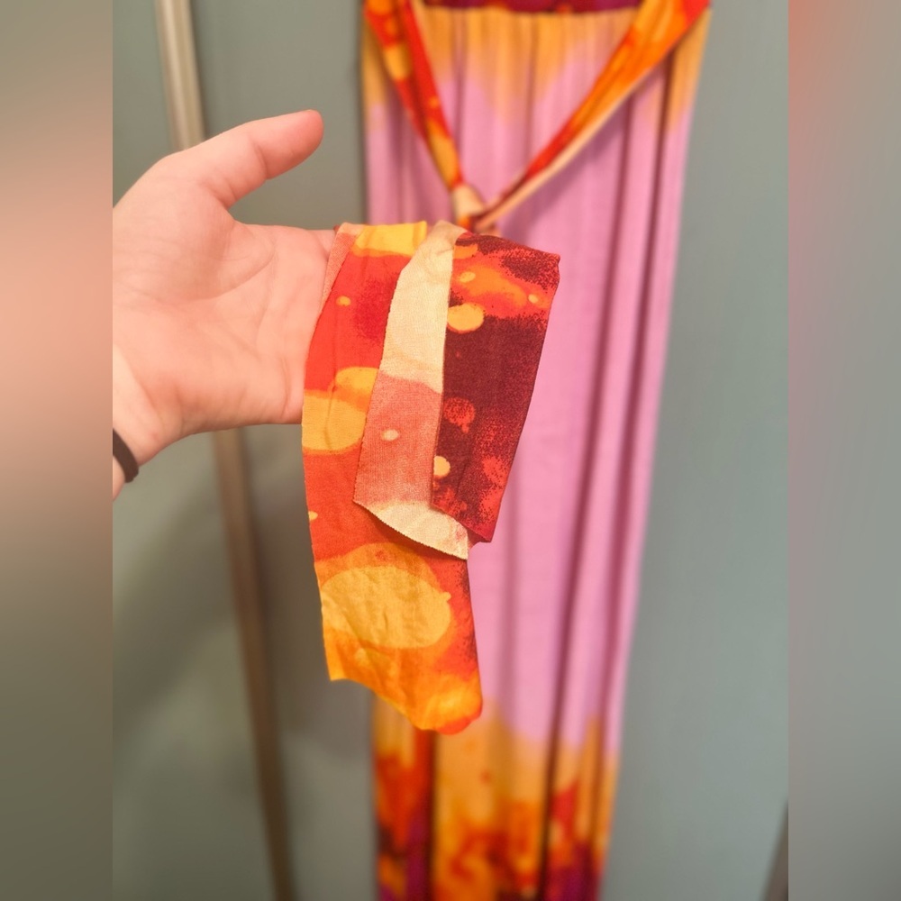 Women’s Summer Maxi Dress Size Small Boho Sundress Sleeveless Maxi Dress - Picture 10 of 13